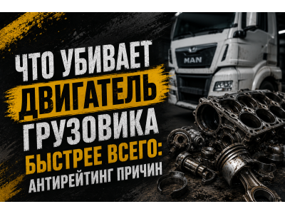 Что убивает двигатель грузовика быстрее всего: антирейтинг причин